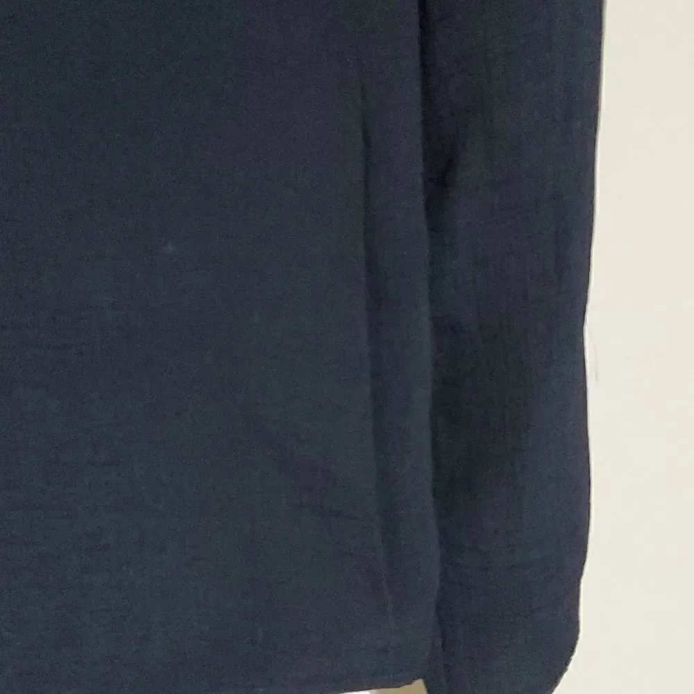 ‎EILEEN FISHER Black Open Front Jacket - Size Large